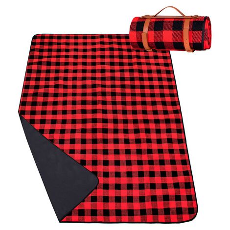 SPRINGOS Manta de picnic para exteriores Manta con correas de transporte Cojín de asiento 200x150 cm PEVA