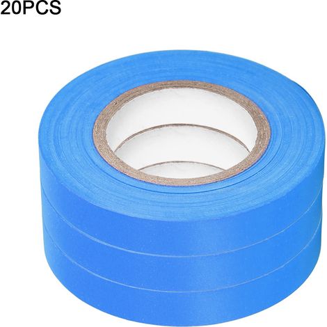 Confezione da 20 nastri elastici per piante – anti-invecchiamento – blu – per uva, pomodori e cetrioli