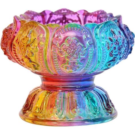 lampe à beurre en pierre bleu azur bougeoir portable pour (1/5)