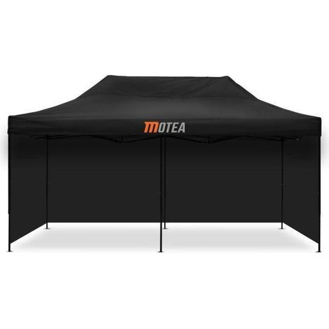 Tendalino pieghevole - Tourtecs 3x6m - Impermeabile - Struttura in acciaio - Altezza regolabile fino a 3,4m
