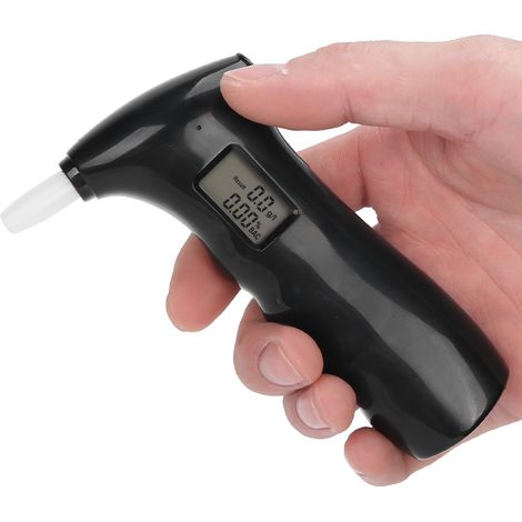 Détecteur d'alcool portable à réponse rapide par souffle, outil de test automatique, noir (1/5)