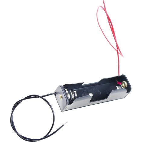 BeMatik - support de batterie plat pour 1 batterie AA 1.5V LR6 (1/3)
