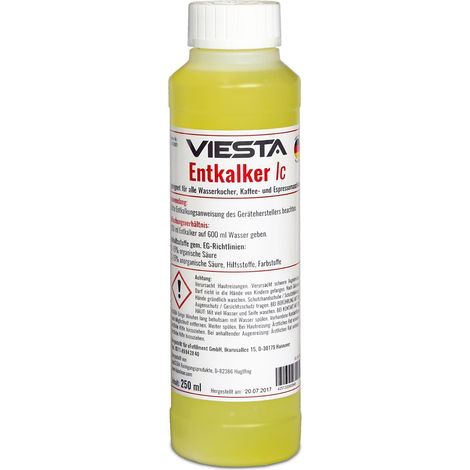 Viesta détartrant Ic pour machine à café entièrement automatique, cafetière, bouilloire, etc. (250ml), utilisable universellement (1/4)
