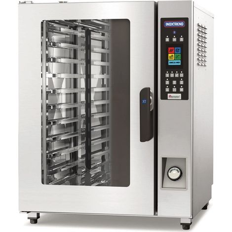 Four xt simply - Mixte à Injection Directe - Commandes Electroniques Programmables à Ecran Tactile - 12 kw - Inoxtrend (1/2)