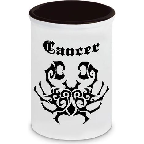Pot à stylos en céramique Signes du Zodiaque Cancer Cbkreation