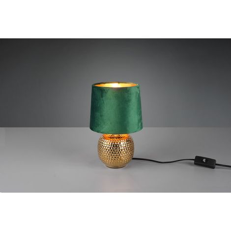 Lampada da tavolo, ceramica, oro, 16x26x16 cm, Sophia