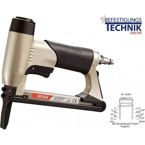 Klammergerät 80/16 50mm Nase 06-16mm für A Klammer Prebena 1GP-A16LN50 Tjep 80/16 BeA 80/16 KL-01"-"EN10609K