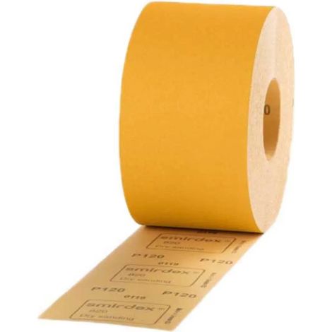 Papier abrasif Smirdex 820 g320 aluminium oxyde 50 m jaune