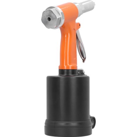 Pistolet à riveter hydraulique pneumatique industriel, alimentation en air, orange et noir KP703 (style américain) (1/5)