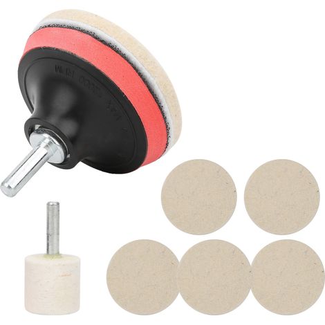Kit de polissage pour pare-brise de voiture : poudre d'oxyde de cérium 100 g, tampons de polissage inclus. (1/5)