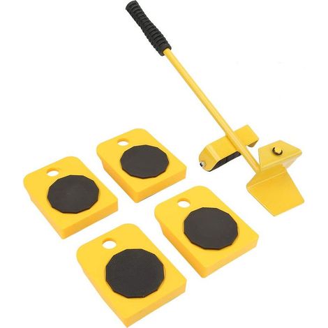 Máquina de mudanza que ahorra esfuerzo, máquina elevadora para mudanzas, empujador Easy Mover con capacidad de 150 kg para transportar objetos pesados en el hogar y la oficina. (1/5)
