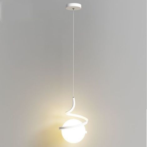 Suspension moderne pour chevet, luminaire à longueur réglable, suspension créative pour bar, pour cuisine et salon (lumière chaude) (1/5)