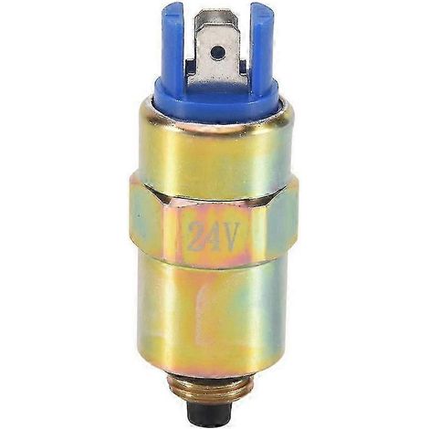 24V Kraftstoffpumpen-Magnetventil, Kraftstoffabsperr-Magnetventil kompatibel mit Delphi/Perkins Motoren 7185-900p, 7180049d, 5000815650 und Yalo. (1/5)