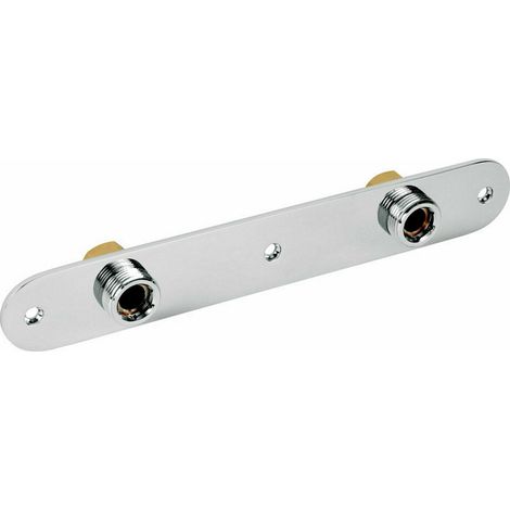 EXPOSED SHOWER MOUNTING BRACKET MIXER BAR VALVE FIXING FITTING WALL PLATE KIT AE
