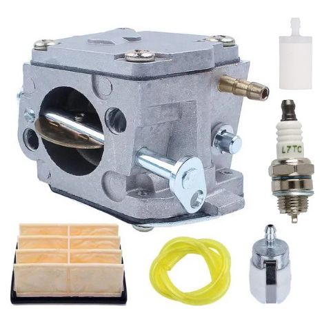Kit de filtre à air HS254B compatible avec les carburateurs des tronçonneuses Husqvarna 61, 266, 268, 272 et 272XP.