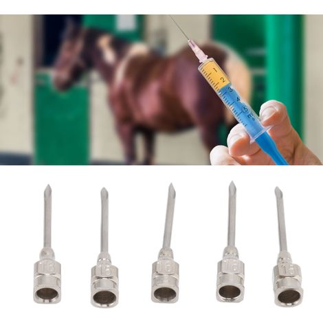 Vente d'aiguilles d'injection vétérinaires en acier inoxydable (5 boîtes/paquet), y compris des aiguilles d'injection pour animaux de compagnie et volailles, et des accessoires pour aiguilles d'inject (1/5)