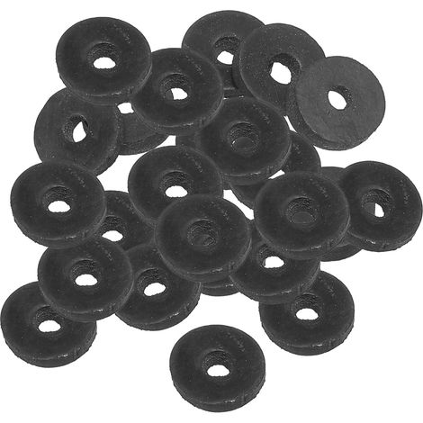 Joint Plat En Caoutchouc M4, Lot De 24, 4mm Diamètre Intérieur, 13mm Diamètre Extérieur, 3mm Épaisseur, Joint D'étanchéité Pour Robinet, Tuyau D'eau, Boulon De Fixation, Noir (1/5)