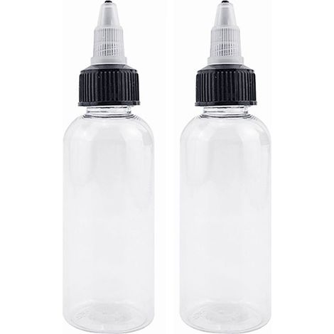 Squeeze Bottle - 120 ml - Etanche - Pour Ketchup Peinture Vernis À Ongles - Usage Intérieur Extérieur - Lot De 2 (1/5)