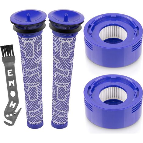 V8 Filtre pour aspirateur Dyson V8 V7 V8+ Absolute Animal Aspirateur 2 Pré-filtres & 2 Filtres HEPA Remplace les pièces DY-96566101, DY-96747801 (1/5)