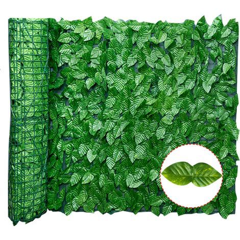 Rouleau de brise-vue artificiel résistant aux UV pour haie, mur, aménagement paysager, clôture de jardin, écran de balcon, décoration intérieure et extérieure (1/5)