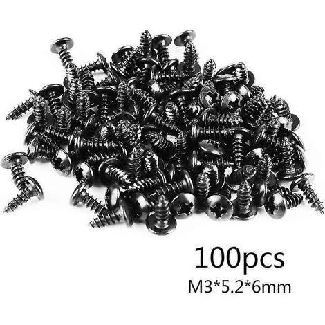 Assortiment de vis autotaraudeuses à tête bombée Torx (100 pièces) (1/5)