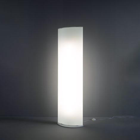 Piantana Moderna Litos Polilux ® Bianco Materie Plastiche 1 Luce Led 18W 3000K