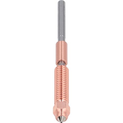 Buse d'imprimante 3D à changement rapide 0,6 mm en alliage de cuivre et acier trempé, pièce de rechange intégrée pour Ender 3 V3 K1C K1 Maximum (1/5)