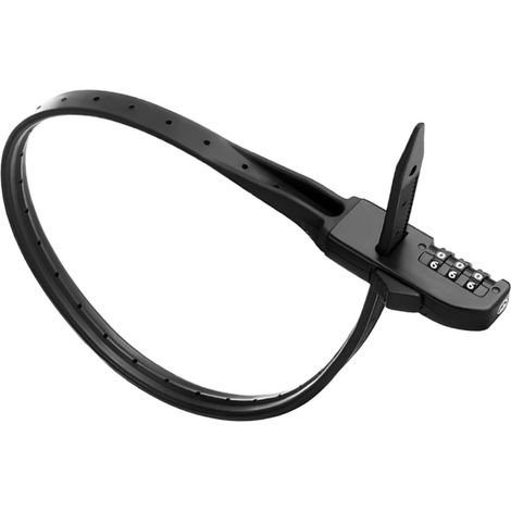 Antivol Vélo Câble Portable 54 cm, Verrouillage Sécurité Pour Vtt Scooters Et Vélo Urbain Compact Résistant Anti-Vol (1/4)
