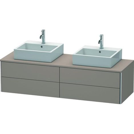 Duravit XSquare Konsolenwaschtischunterbau wandhängend, für zwei (1/5)