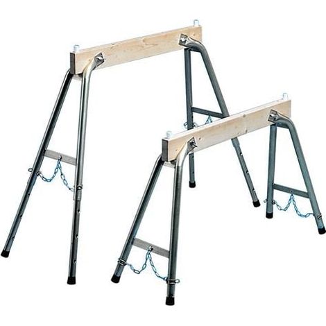 ZARGES Arbeitsbock klappbar H.600-900mmm Verstellraster 100mm B.800mm 6kg (1/4)