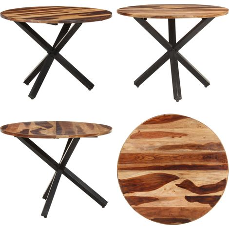 vidaXL Esstisch 100x100x75 cm Akazienholz Honigfarben (1/5)