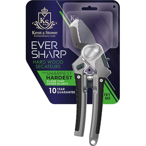 Kent & Stowe 70100541 Eversharp Garden Hard Wood Anvil Secateurs Never Blunts (1/5)