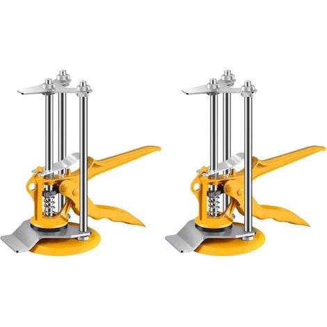 Posizionatore di sollevamento, regolatore di piastrelle multifunzionale, braccio manuale, utensili di serraggio portatili, 2 pezzi, accessori per utensili