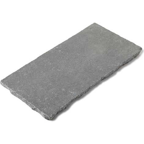 Margelle de piscine Pierre de Tandur Gris 80x40x4 cm Bord Naturel (à l'unité) - RO'MA NATURE