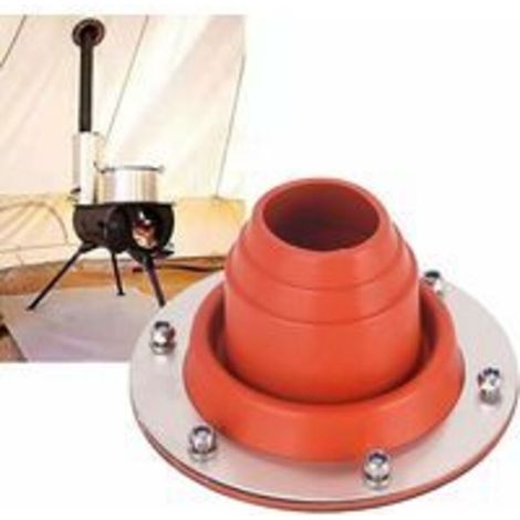 cheminée Tuyau de poêle Joint, Joint de Tuyau de cheminée, Cric de poêle de Tente en Silicone, raccord de Tuyau de cheminée