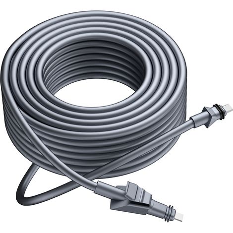 Câble Satellite Ethernet de Remplacement Plat Haute Performance 100FT (30m) Cuivre Étain IP68 Compatible Routeur POE (1/4)