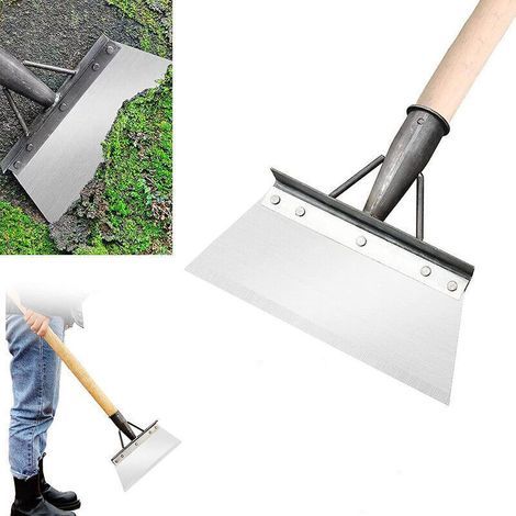 Truelle de jardin multifonctionnelle, truelle de nettoyage de jardin extérieur, outil de jardin multifonctionnel, manche non inclus, outil de désherbage Largeur de la tête de la pelle,