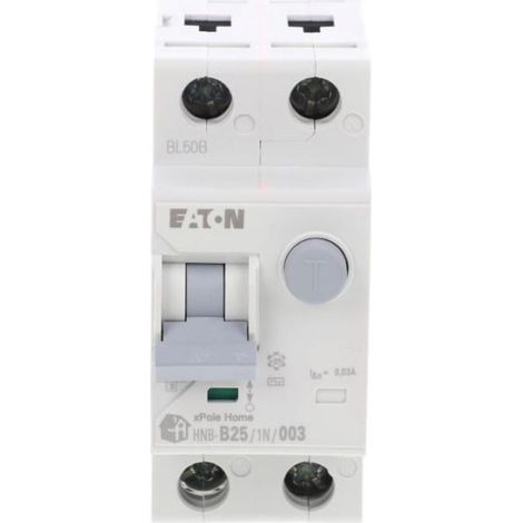 Interruttore differenziale Eaton HNB-B25/1N/003 195123