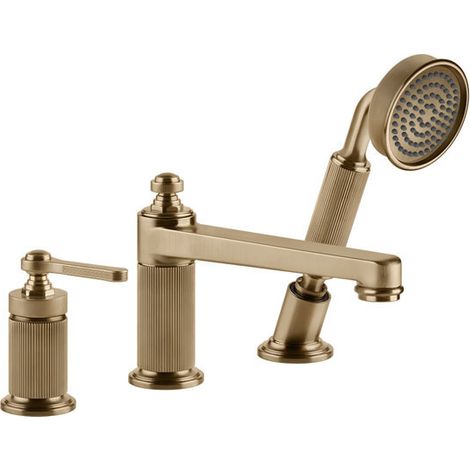 Gessi Venti20 robinetterie de baignoire à 3 trous, avec bec,