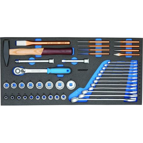 1110 CTB3-01 Assortimento di attrezzi nel modulo CT 43 pezzi (1/2)