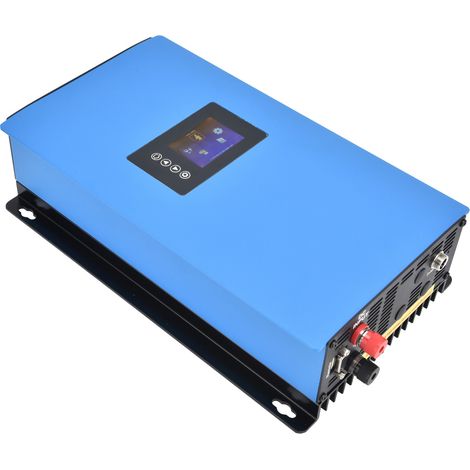 Netzgekoppelter Solarwechselrichter 1000 W mit LCD-Display und Entladebegrenzer für PV-Module, Batterieentladung, EU-Stecker 220 V, 45–90 V DC (1/5)