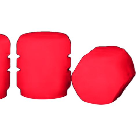 Bouchon de valve de pneu lumineux fluorescent pour voiture, vélo et moto (rouge) (1/5)