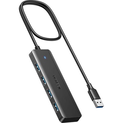 Hub USB A UGREEN a 4 puertos USB A 3 0 Negro