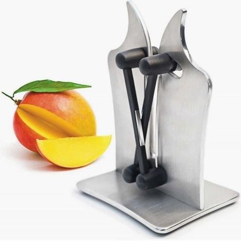outil d\'affuteuse Couteau Cuisine rapide aiguise arêtes et polisseur argent (1/2)