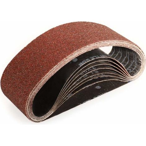 Bandes Abrasifs 75x533 mm-8 Pièces de 40 Grain Bande Ponceuse pour Ponçage et Polissage avec Ponceuse à Bande (1/5)
