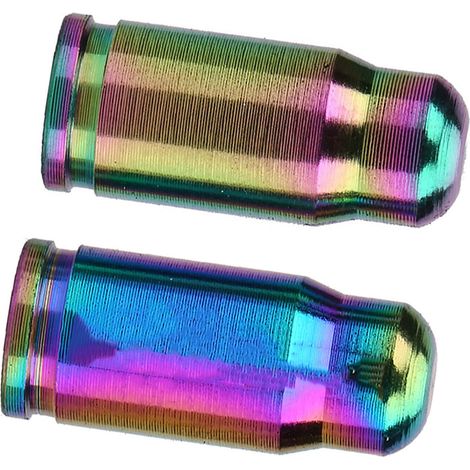 2 Pièces/Blot Bouchons de Valve en Alliage Titane TC4 pour VTT et Vélos de Route (Multicolore) (1/5)