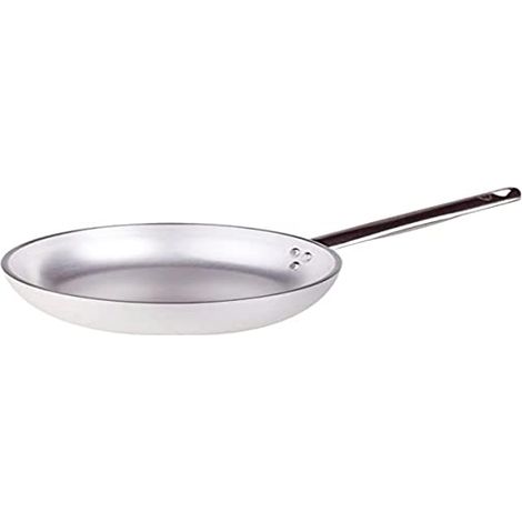 Pentole Agnelli ALMR111124 Linea Alluminio Professionale 5 mm, Padella Radiante, 24 cm (1/3)