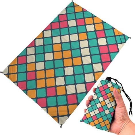 Couverture de pique-nique imperméable, tapis de plage pliable et léger pour pique-nique (1/5)
