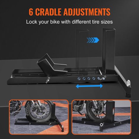 Bloque Roue Moto 816 - 5 kg Cale Roue Moto Dia. 381-558 (1/5)