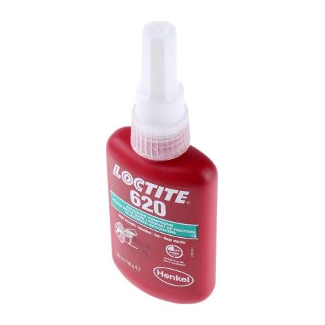 Pâte à joints verte Loctite, Force Haute, Bouteille avec Liquide 50 ml, -55 +230 °C Loctite 620 ( Prix pour 1 ) (1/4)